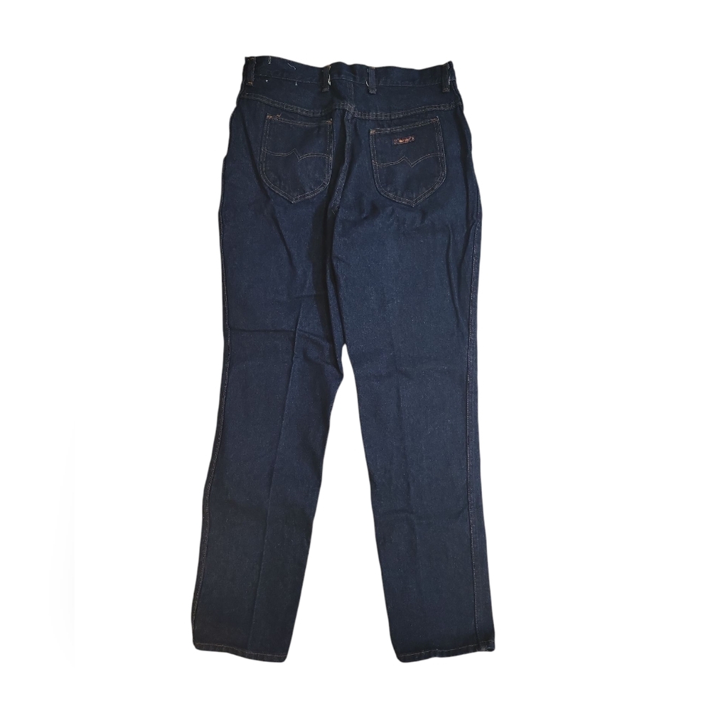 Vintage Wrangler Womens Straight Leg High Waist Western Rodeo Work Wear Jeans 32